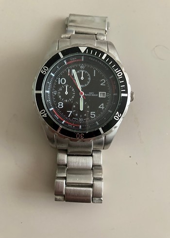 Gri Erkek Biker Saat - Görsel 4