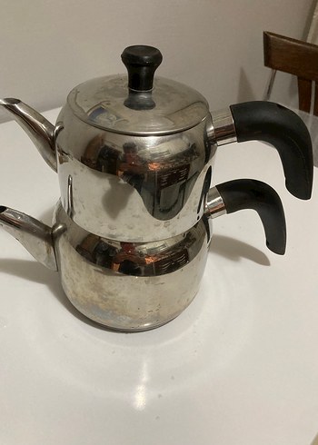 Gri Çelik Çaydanlık Seti - Görsel 7