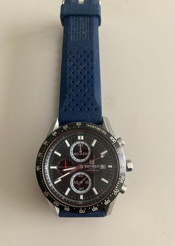 Mavi Silikon Kayışlı orjinal REVELLO saat - Görsel 3