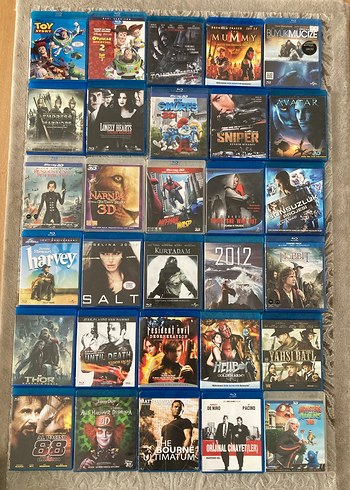 ORJİNAL BLURAY FİLMLER 60 adet - Görsel 2