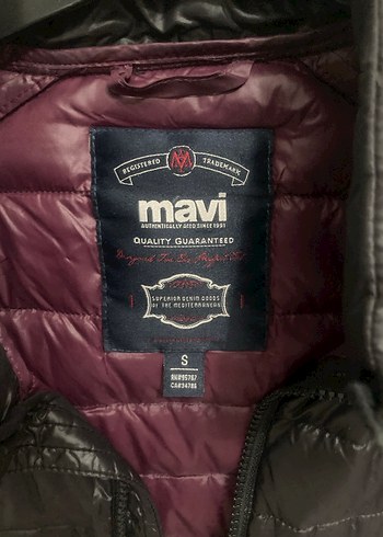 MAVİ MARKA Siyah MONT S BEDEN - Görsel 2