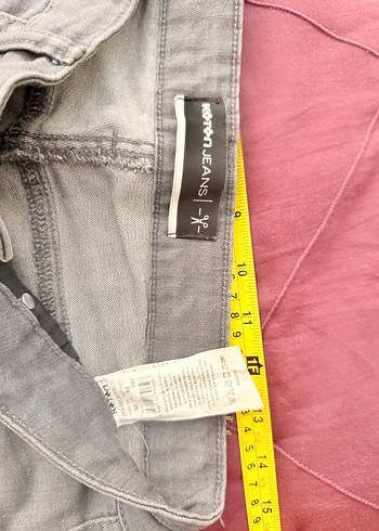 Gri Erkek Denim Pantolon Regular Fit - Görsel 5