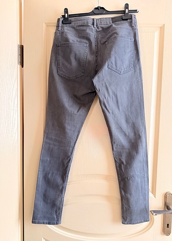 Gri Erkek Denim Pantolon Regular Fit - Görsel 2
