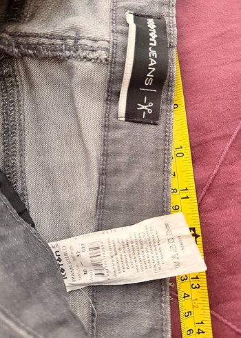 Gri Erkek Denim Pantolon Regular Fit - Görsel 6