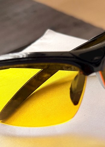 Sarı Gece Sürüş Gözlügü Motosiklet Ve Bisiklet Gözlügü - Görsel 3