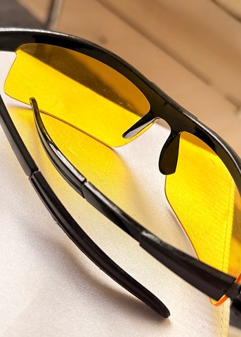 Sarı Gece Sürüş Gözlügü Motosiklet Ve Bisiklet Gözlügü - Görsel 5