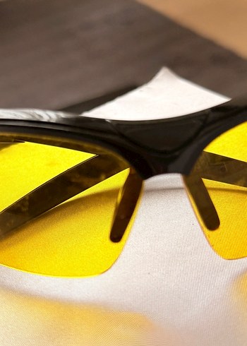 Sarı Gece Sürüş Gözlügü Motosiklet Ve Bisiklet Gözlügü - Görsel 4