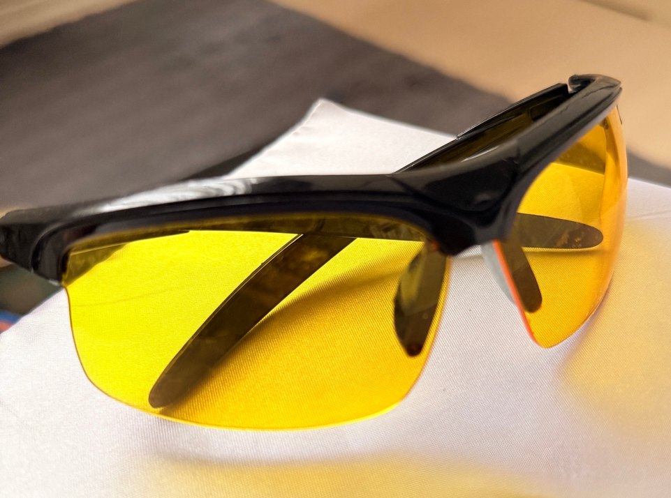 Sarı Gece Sürüş Gözlügü Motosiklet Ve Bisiklet Gözlügü - Görsel 3