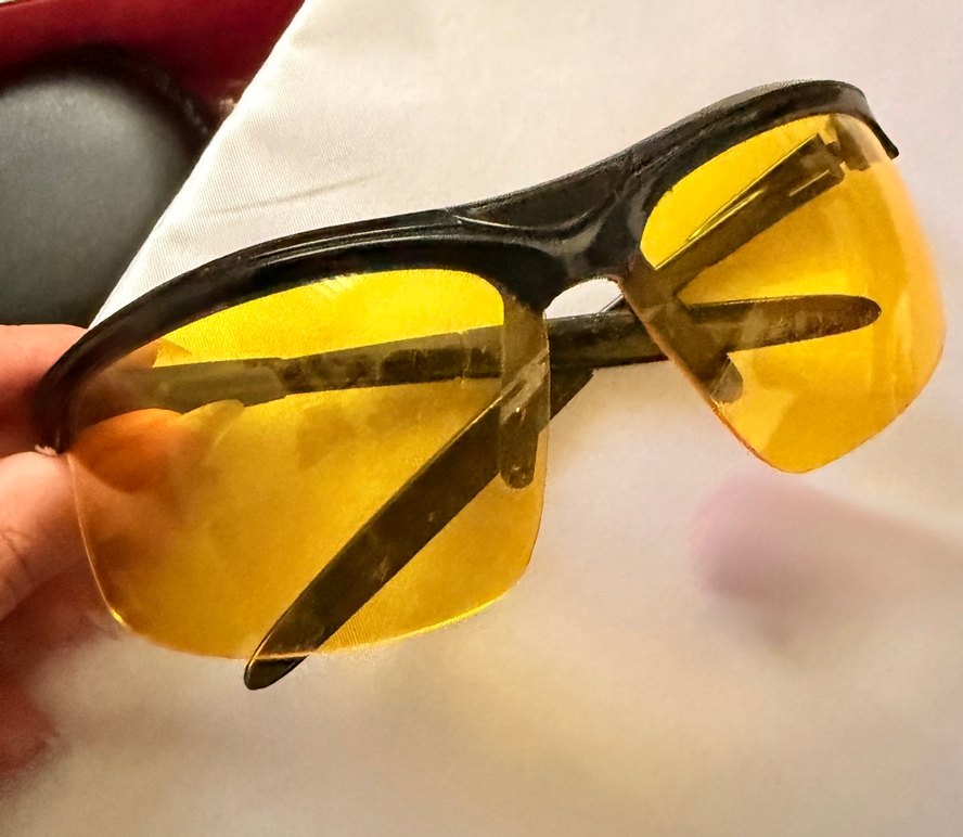 Sarı Gece Sürüş Gözlügü Motosiklet Ve Bisiklet Gözlügü - Görsel 2