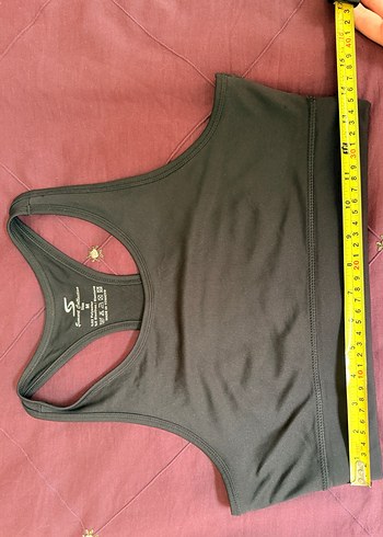 Siyah Sporcu Sütyeni Midi Boy - Görsel 2