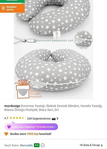  Beden Emzirme yastığı 