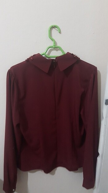 38 Beden bordo Renk Bayan gomlek