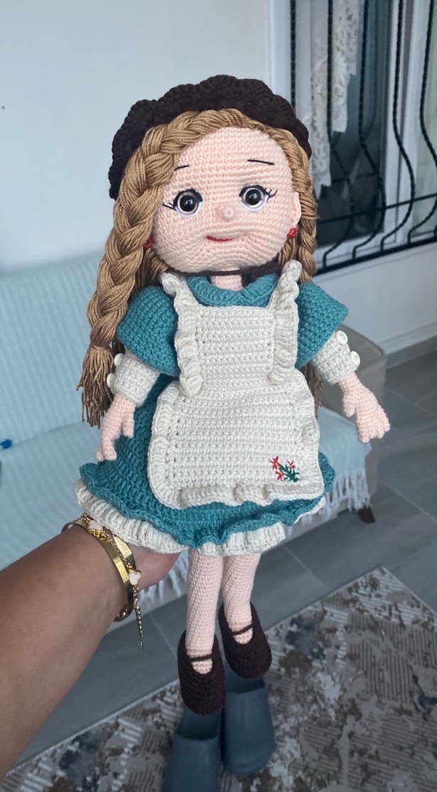 El Örgüsü Bebek (organik ipten) - Görsel 2