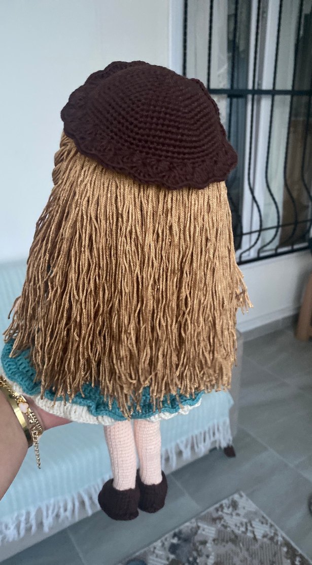 El Örgüsü Bebek (organik ipten) - Görsel 3