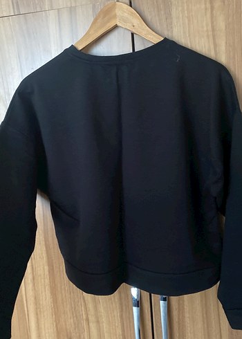 Kadın Siyah Sweatshirt - Görsel 4