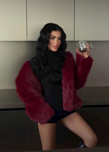 Bordo Kürk - Görsel 3