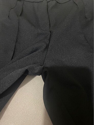 36 Beden siyah Renk Nervür dikişli pantolon
