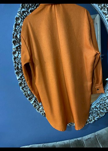 l Beden Düğmeli Çok Renkli Street Wear Kadın Gömlek