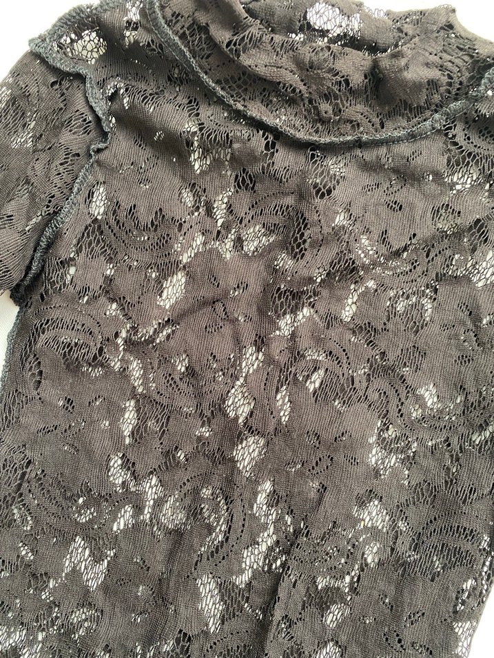 Dantelli gotik bluz - Görsel 2