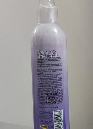 Bee Beauty Bee beauty sıvı saç kremi mor renk