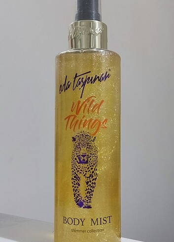 Eda Taşpınar simli vücut spreyi wild things body mist