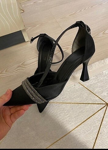37 Beden Süet topuklu stiletto