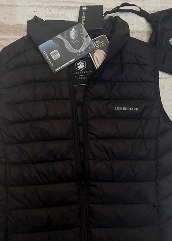 Siyah Kadın Şişme Yelek Fermuarlı - Görsel 3