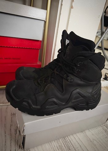 Kamuflaj Desenli Siyah Erkek Spor Bot - Görsel 2