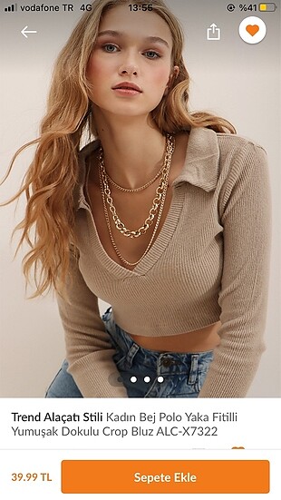 Bej rengi mini Crop