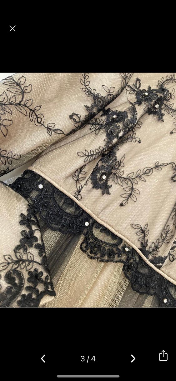 Dantel İşlemeli Bohem Uzun Abiye Elbise - Görsel 3