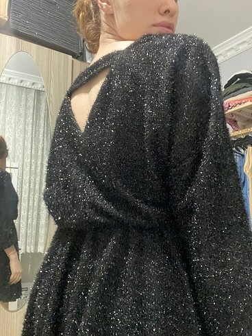 Pull and Bear Siyah elbise