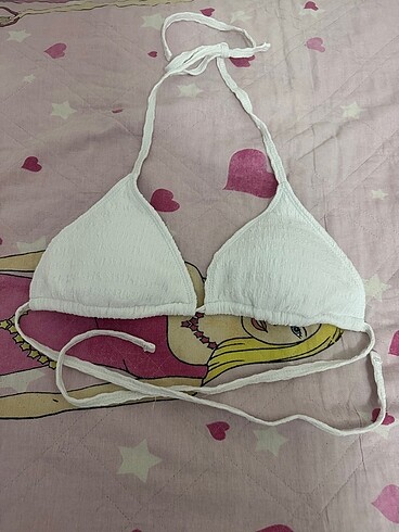 Beyaz Bikini Üstü
