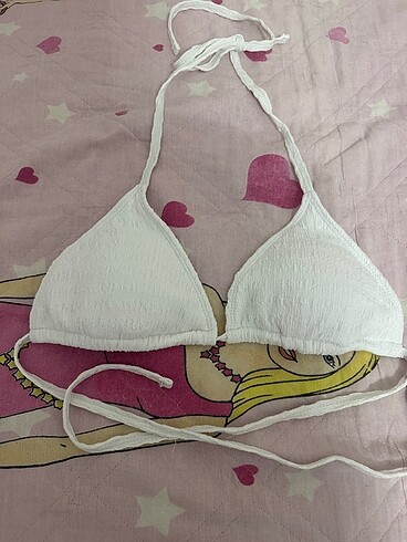 m Beden Beyaz Bikini Üstü