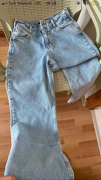 Wide leg pantolon