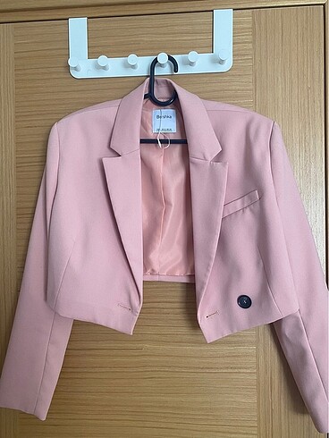 Bershka pembe blazer