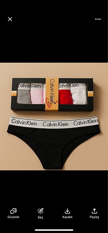 Calvin Klein 5?li paket tanga