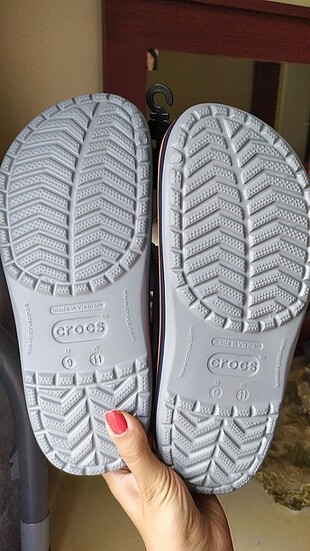 42 Beden gri Renk Crocs terlik