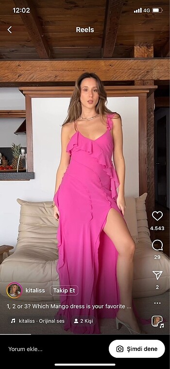 Fırfırlı elbise