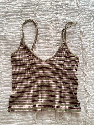 pull and bear askılı crop