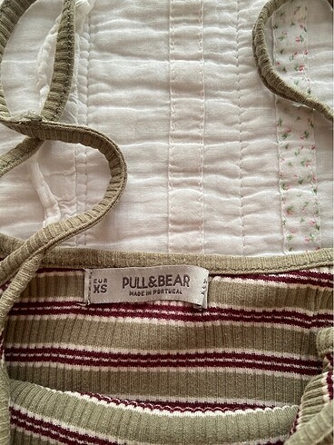 Pull and Bear pull and bear askılı crop