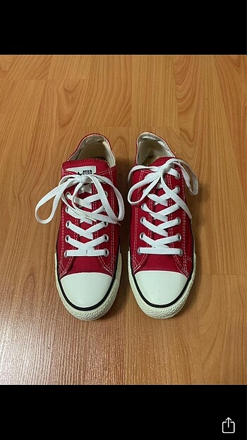 Kırmızı Converse 40 numara