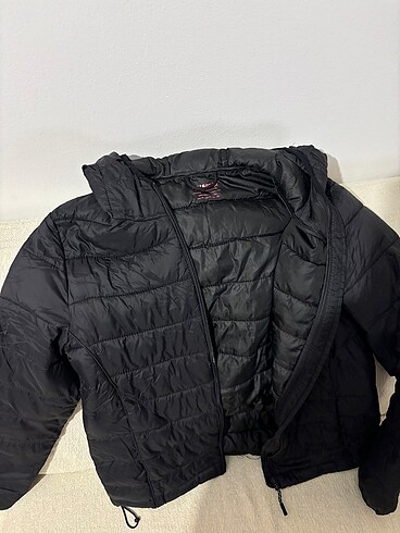 m Beden siyah Renk pull&bear şişme mont
