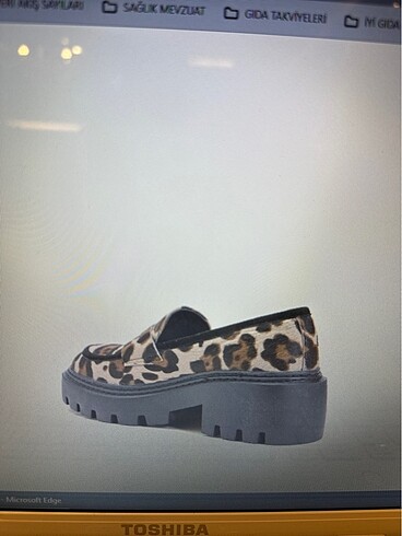 40 Beden Beymen Club leopar loafer