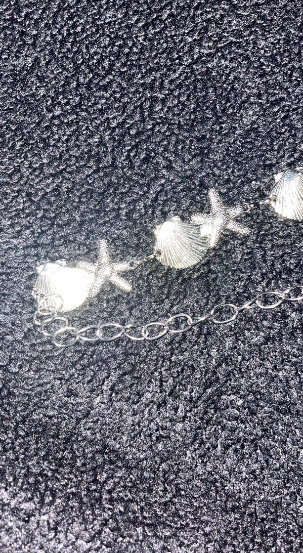 Yıldız ve Deniz Kabuğu Detaylı Zincir Vücut Kemeri - Görsel 3