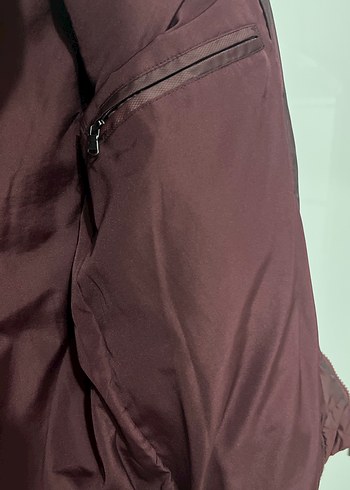 Bordo Erkek Spor Fermuarlı Ceket - Görsel 6