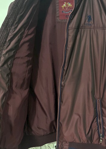 Bordo Erkek Spor Fermuarlı Ceket - Görsel 5