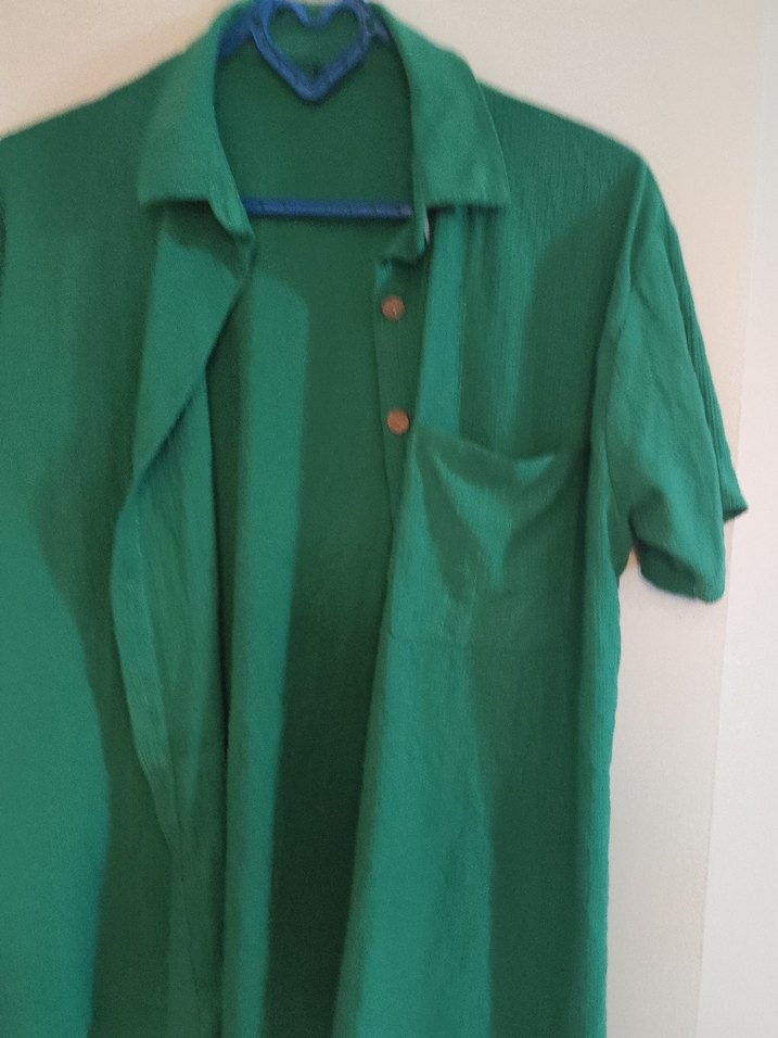 Düğmeli Yeşil takım - Görsel 2