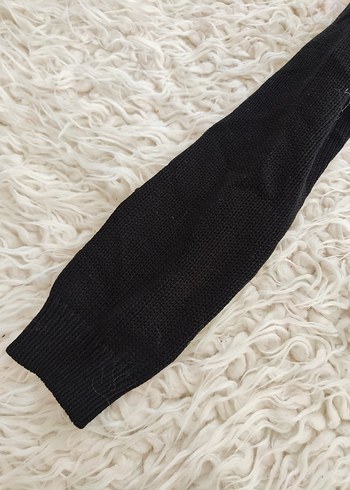 Kız Çocuk Siyah Triko Kazak - Görsel 3