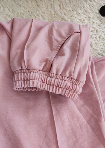 Pembe Mickey Mouse Baskılı Kapüşonlu Eşofman Takımı - Görsel 3