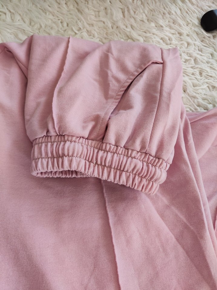 Pembe Mickey Mouse Baskılı Kapüşonlu Eşofman Takımı - Görsel 3